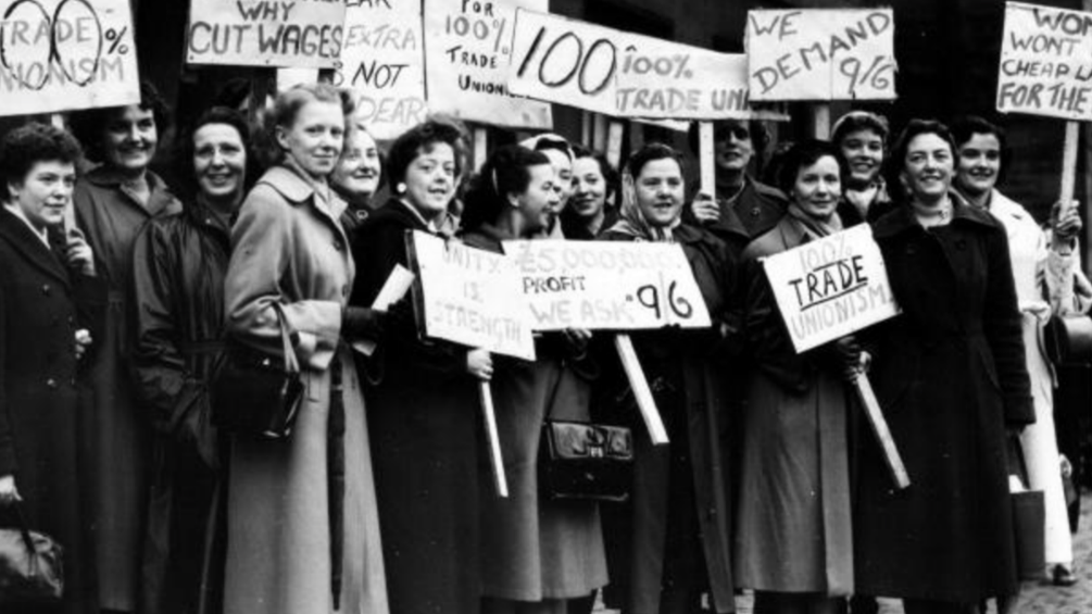 Women lead the struggle at Rolls-Royce on Clydeside, 1955
